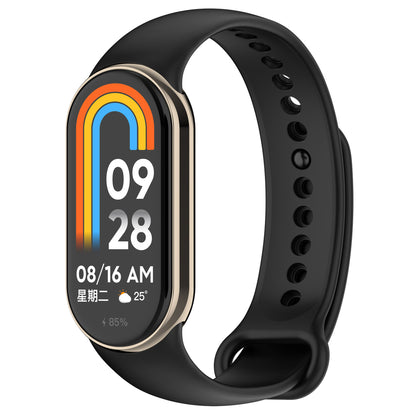 For Xiaomi Smart Band 8 Silicone Watch Bands Strap Replacement with Metal Connector