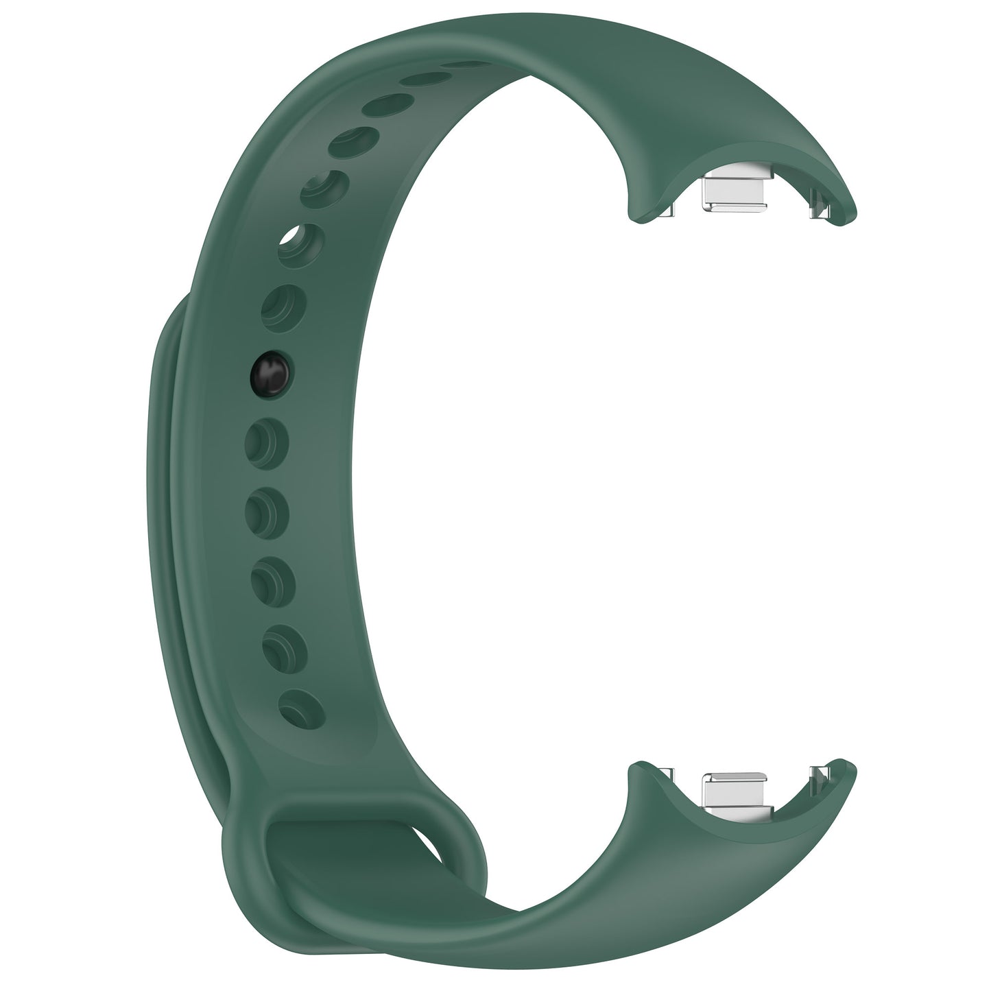 For Xiaomi Smart Band 8 Silicone Watch Bands Strap Replacement with Metal Connector