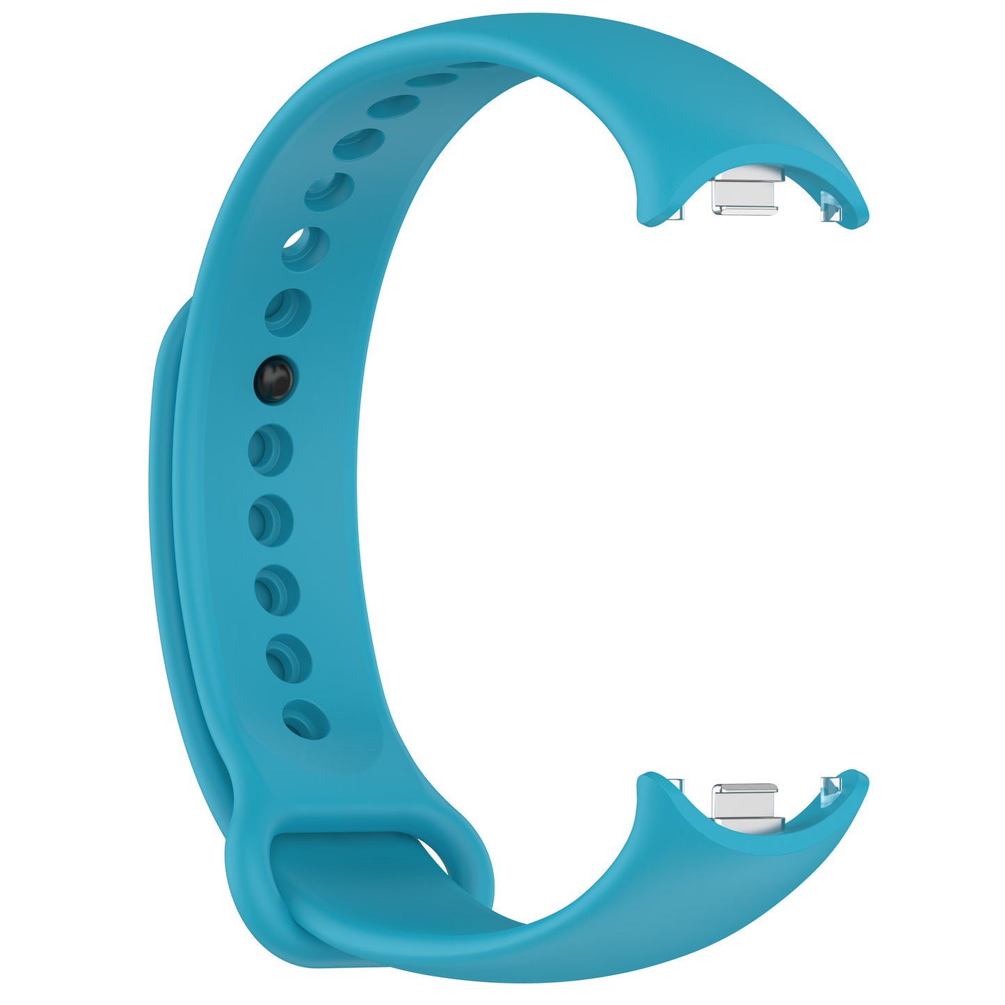 For Xiaomi Smart Band 8 Silicone Watch Bands Strap Replacement with Metal Connector