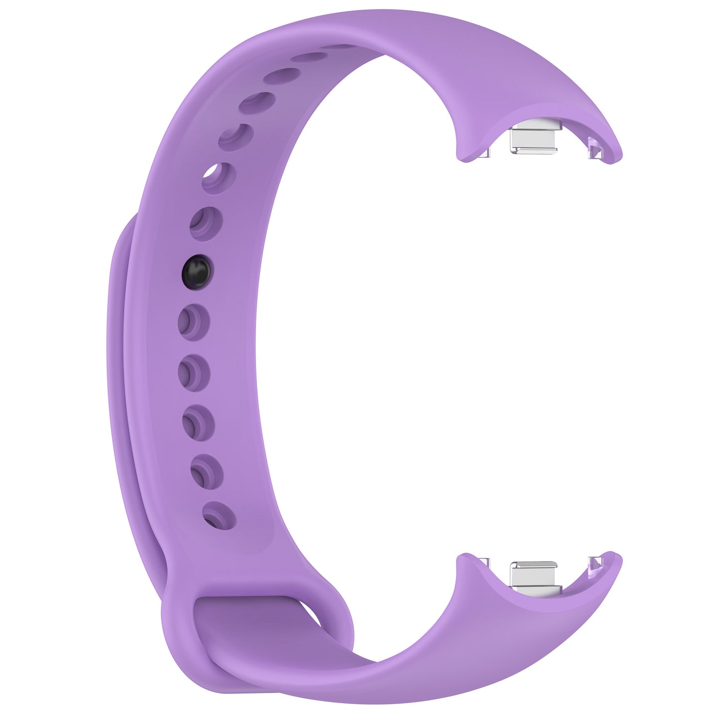 For Xiaomi Smart Band 8 Silicone Watch Bands Strap Replacement with Metal Connector