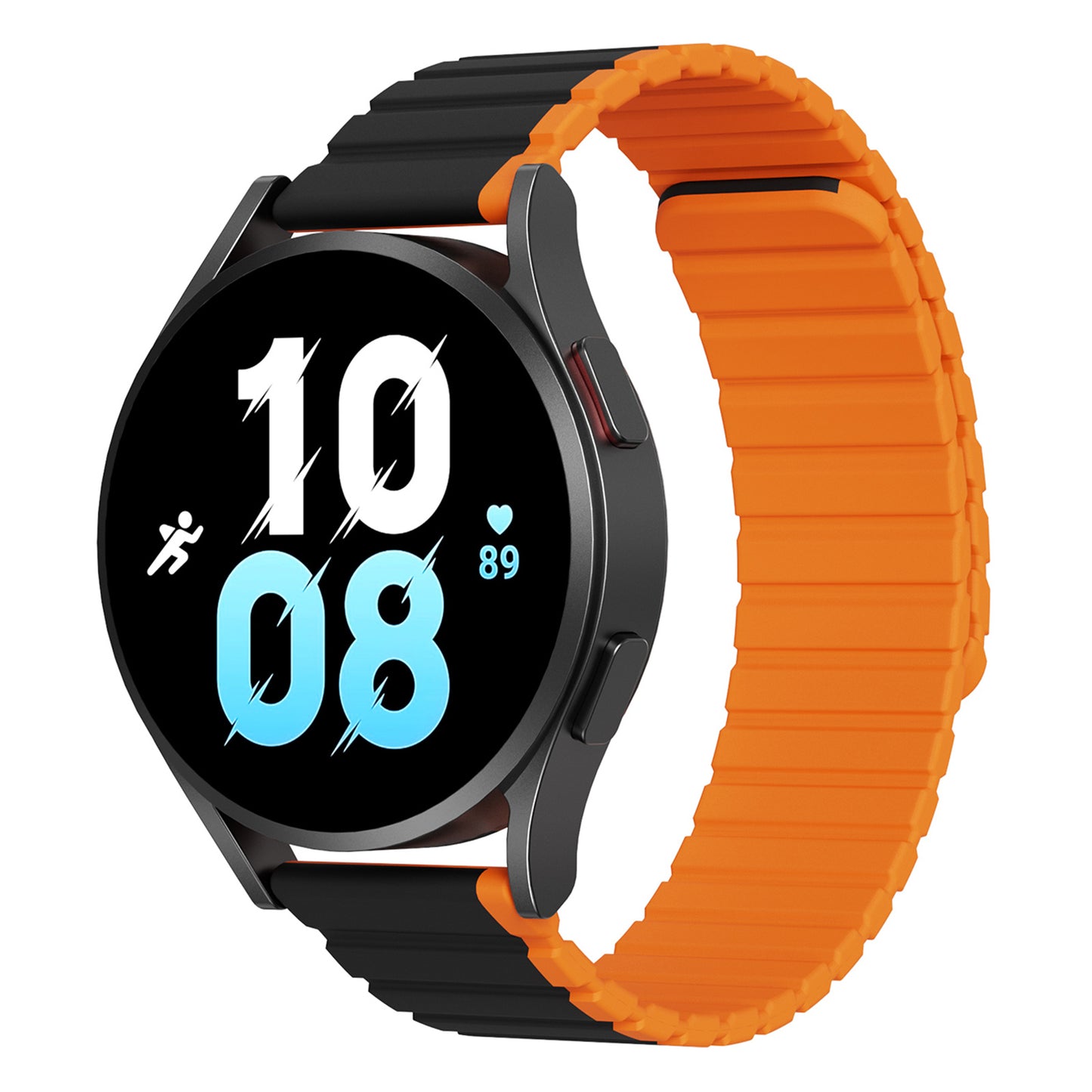 DUX DUCIS LD Series for Samsung Galaxy Watch 6 40mm / 44mm / Watch6 Classic 43mm / 47mm Magnetic Watch Band 20mm Dual Color Silicone Strap