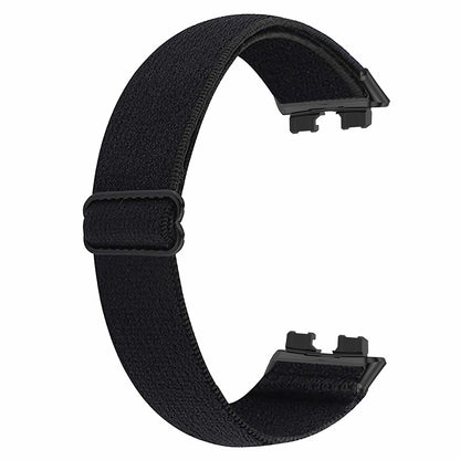 For Huawei Band 8 Bohemian Style Elastic Nylon Smartwatch Strap Watch Band Replacement