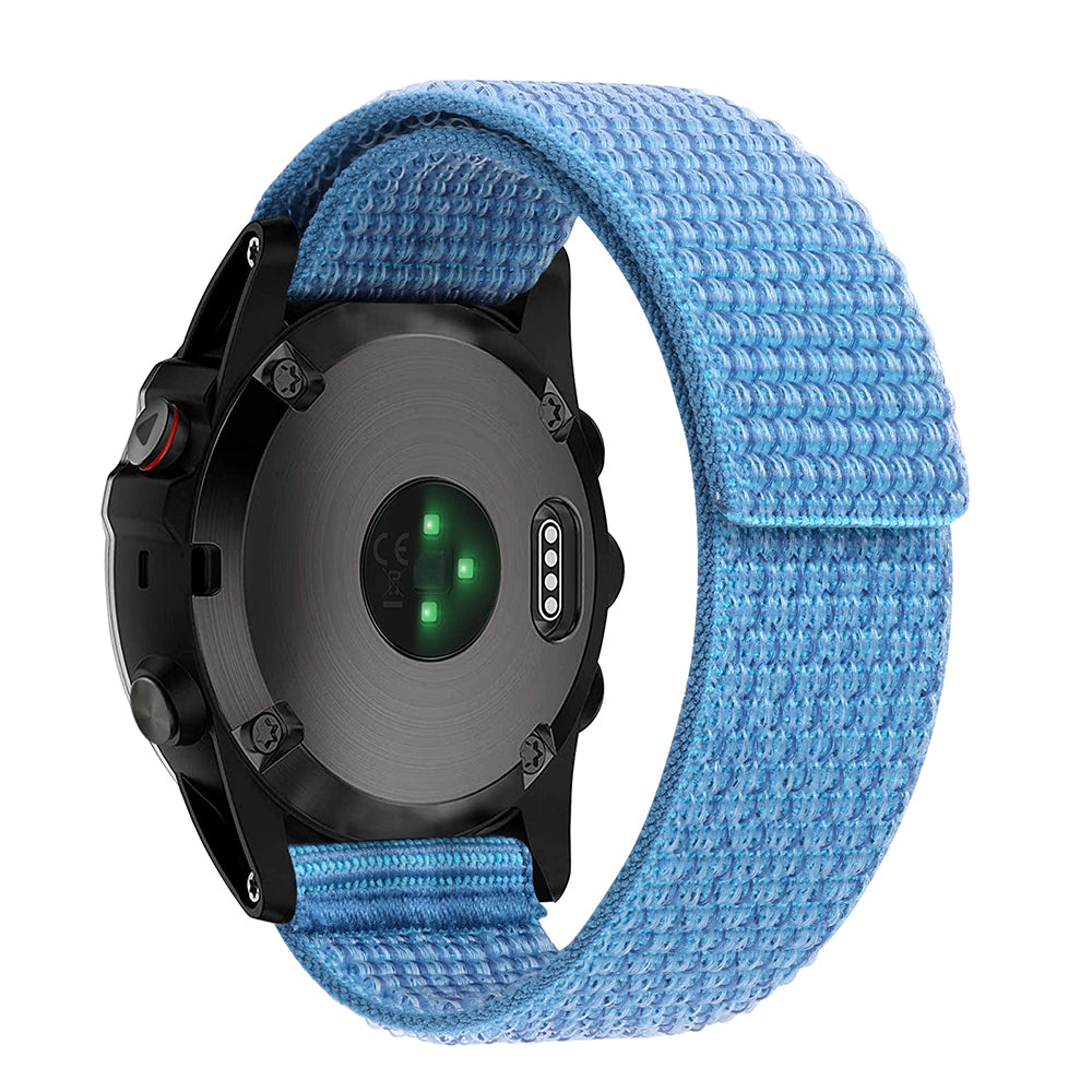 For Garmin Forerunner 965 / 955 / 945 / 935 Adjustable Watch Strap Stitching Nylon Loop Wrist Band