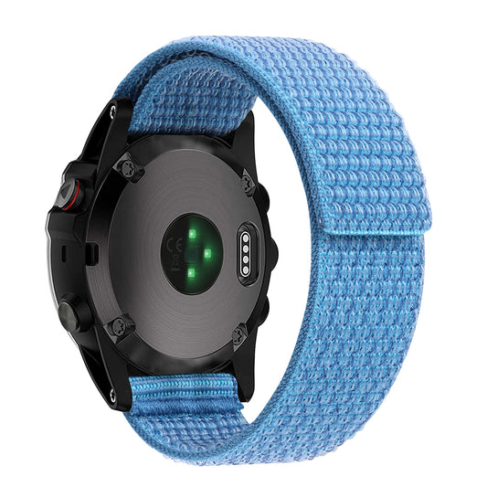 For Garmin Forerunner 965 / 955 / 945 / 935 Adjustable Watch Strap Stitching Nylon Loop Wrist Band