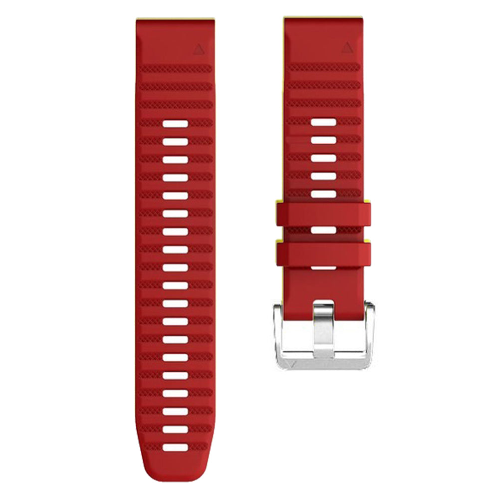 Watch Band for Garmin Forerunner 965 / 955 / 945 / 935 Soft Silicone Strap  Bracelet with Silver Buckle