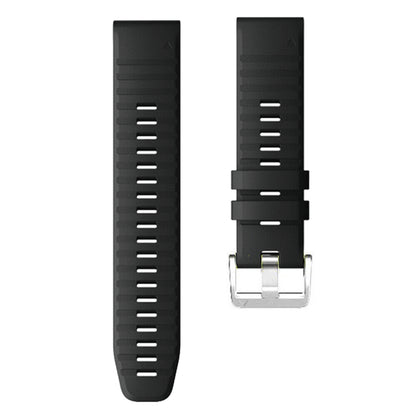 Watch Band for Garmin Forerunner 965 / 955 / 945 / 935 Soft Silicone Strap  Bracelet with Silver Buckle