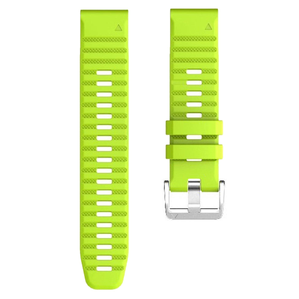 Watch Band for Garmin Forerunner 965 / 955 / 945 / 935 Soft Silicone Strap  Bracelet with Silver Buckle