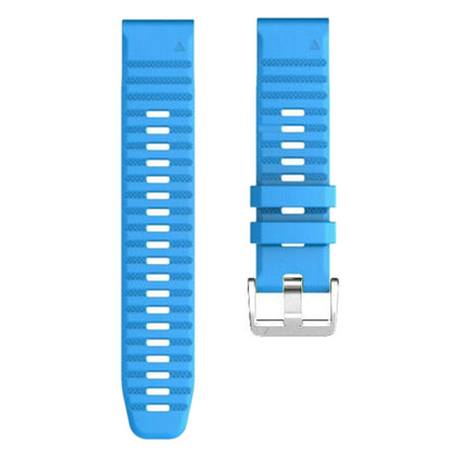 Watch Band for Garmin Forerunner 965 / 955 / 945 / 935 Soft Silicone Strap  Bracelet with Silver Buckle