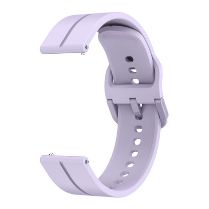 For Garmin Forerunner 265 / 255 / Vivoactive 4 / Venu 2 Silicone Watch Strap 22mm Watch Band with Square Buckle