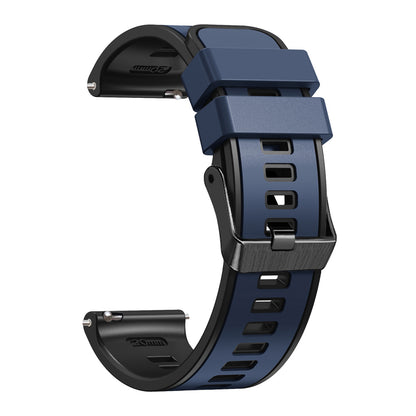 For Garmin vivomove Trend / Luxe / Style Replacement Watch Strap 20mm Dual Color Silicone Watch Band