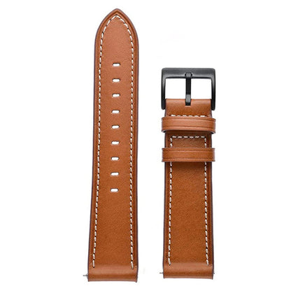 20mm Watch Band for Garmin Venu / Sq / Sq 2 / 2 Plus , Genuine Cow Leather Replacement Straps