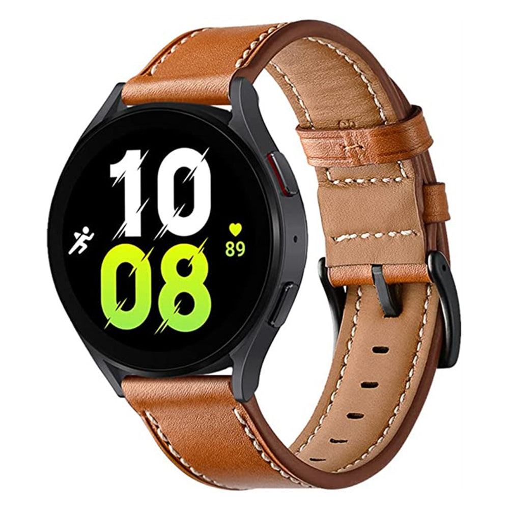 20mm Watch Band for Garmin Venu / Sq / Sq 2 / 2 Plus , Genuine Cow Leather Replacement Straps