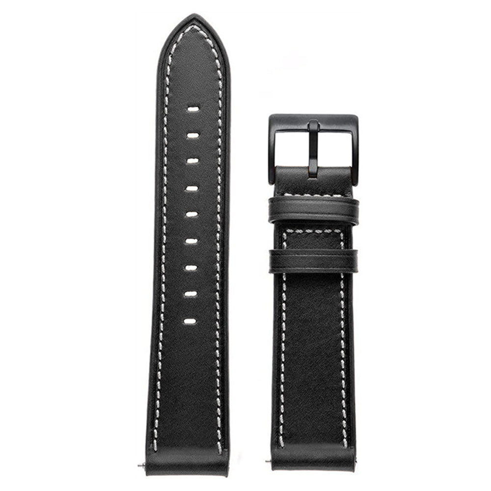 20mm Watch Band for Garmin Venu / Sq / Sq 2 / 2 Plus , Genuine Cow Leather Replacement Straps