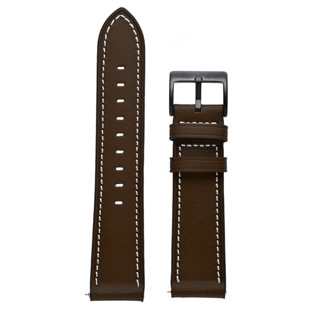 20mm Watch Band for Garmin Venu / Sq / Sq 2 / 2 Plus , Genuine Cow Leather Replacement Straps