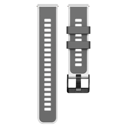 For Garmin Forerunner 265S / 255S / Venu 2S Silicone Watch Strap 18mm Dual Color Replacement Watchband