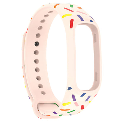 For Oppo Band Integrated Silicone Strap Watch Case Colorful Spotted Wrist Band