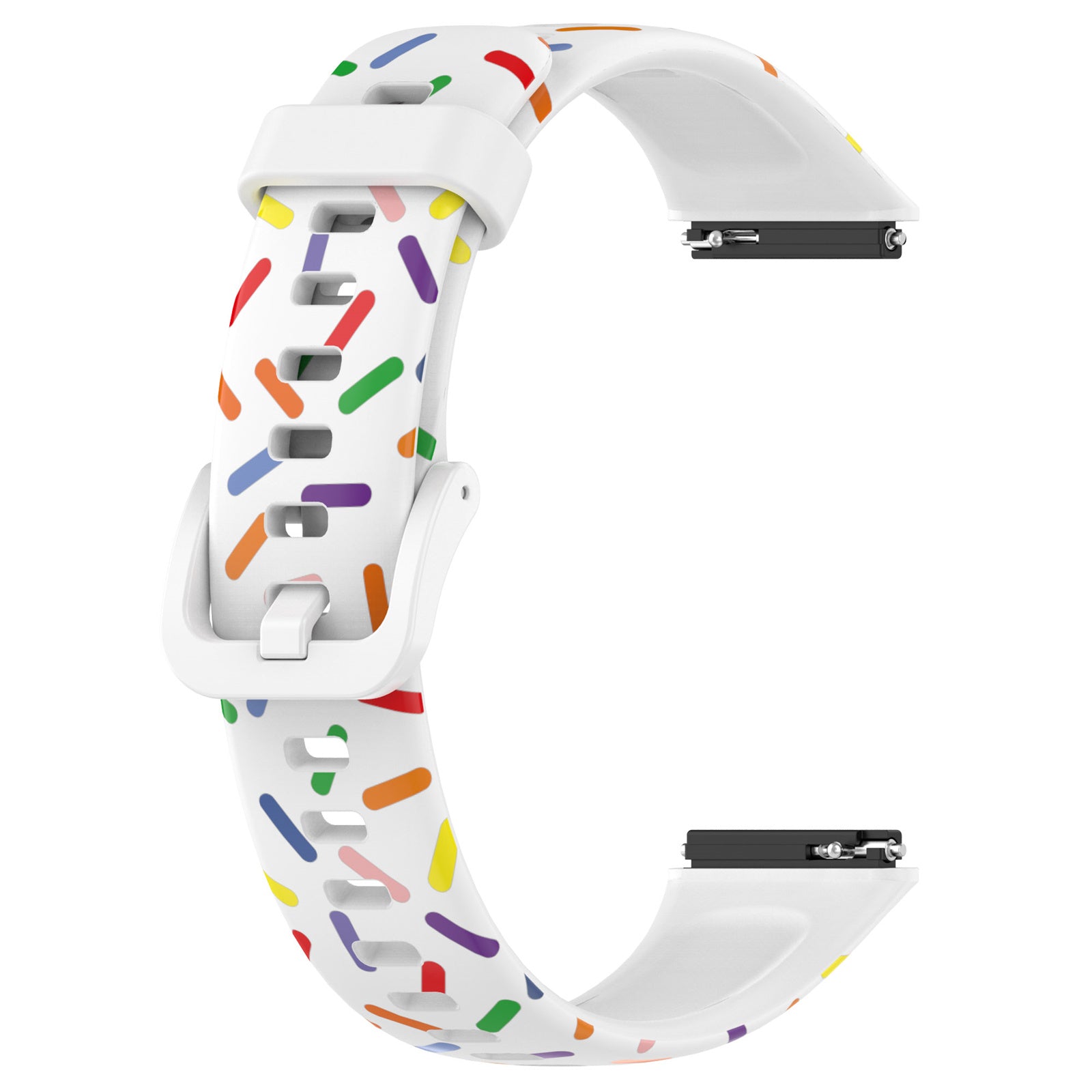 For Huawei Band 7 Colorful Spotted Wrist Band Replacement Silicone Watch Strap