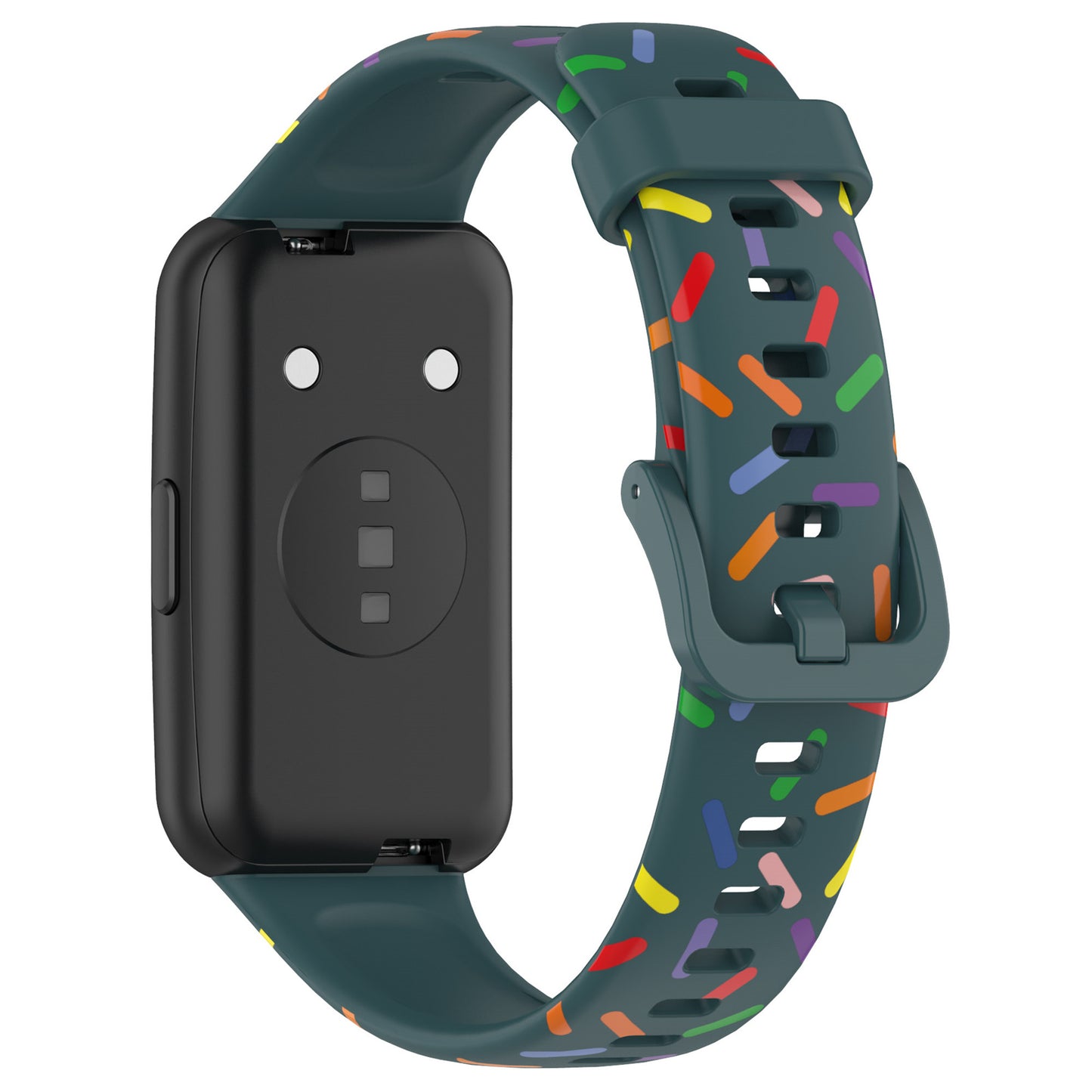 For Huawei Band 7 Colorful Spotted Wrist Band Replacement Silicone Watch Strap