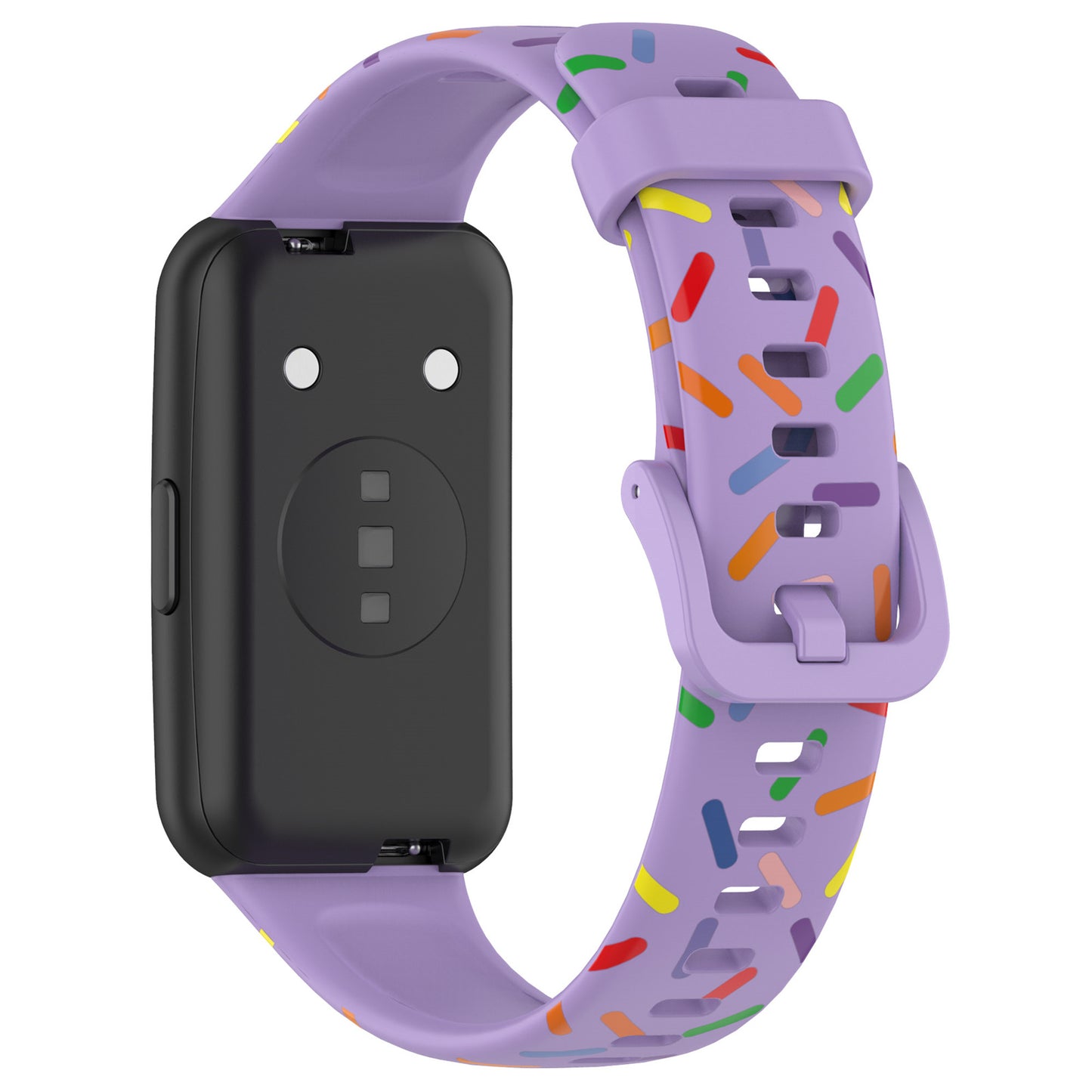 For Huawei Band 7 Colorful Spotted Wrist Band Replacement Silicone Watch Strap