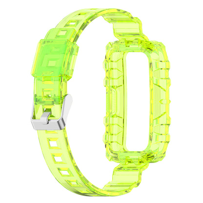 For Huawei Band 8 / Band 6 / Honor Band 7 / Band 6 / Band 6 Pro Clear TPU Wrist Band Integrated Strap with Watch Case