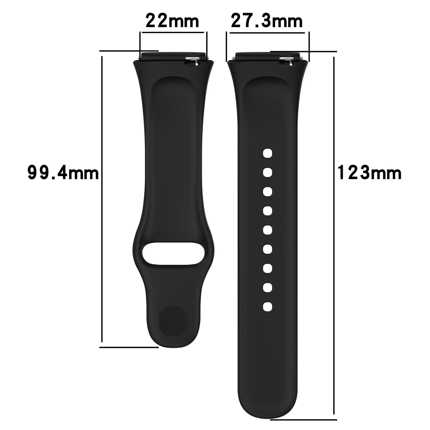 For Xiaomi Redmi Watch 3 Lite / Watch 3 Active Replacement Silicone Watchband Soft Watch Strap