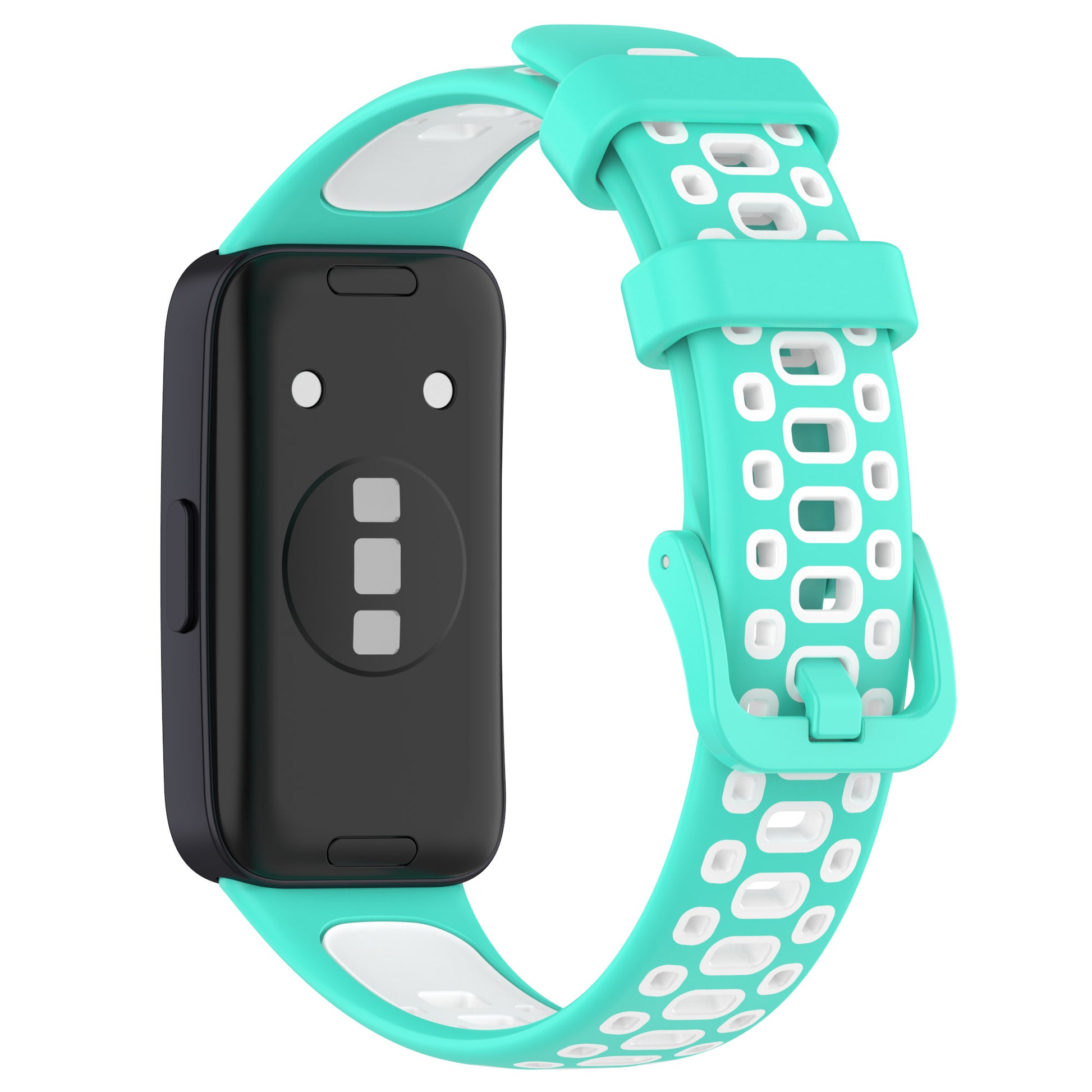 For Huawei Band 8 Adjustable Silicone Watch Band Dual-color Replacement Strap