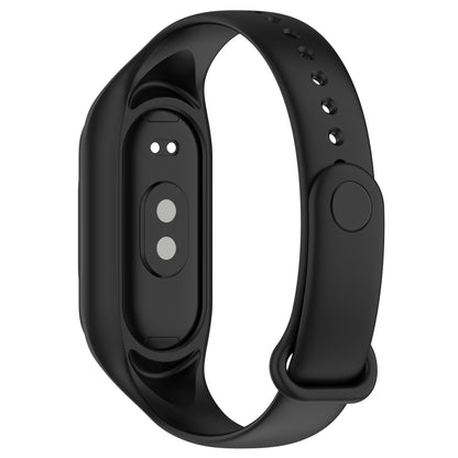 For Xiaomi Smart Band 8 Replacement Silicone Watch Strap Integrate Wrist Band with Case Cover