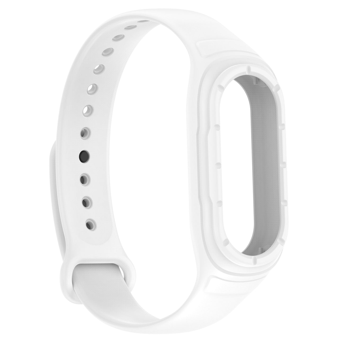 For Xiaomi Smart Band 8 Replacement Silicone Watch Strap Integrate Wrist Band with Case Cover