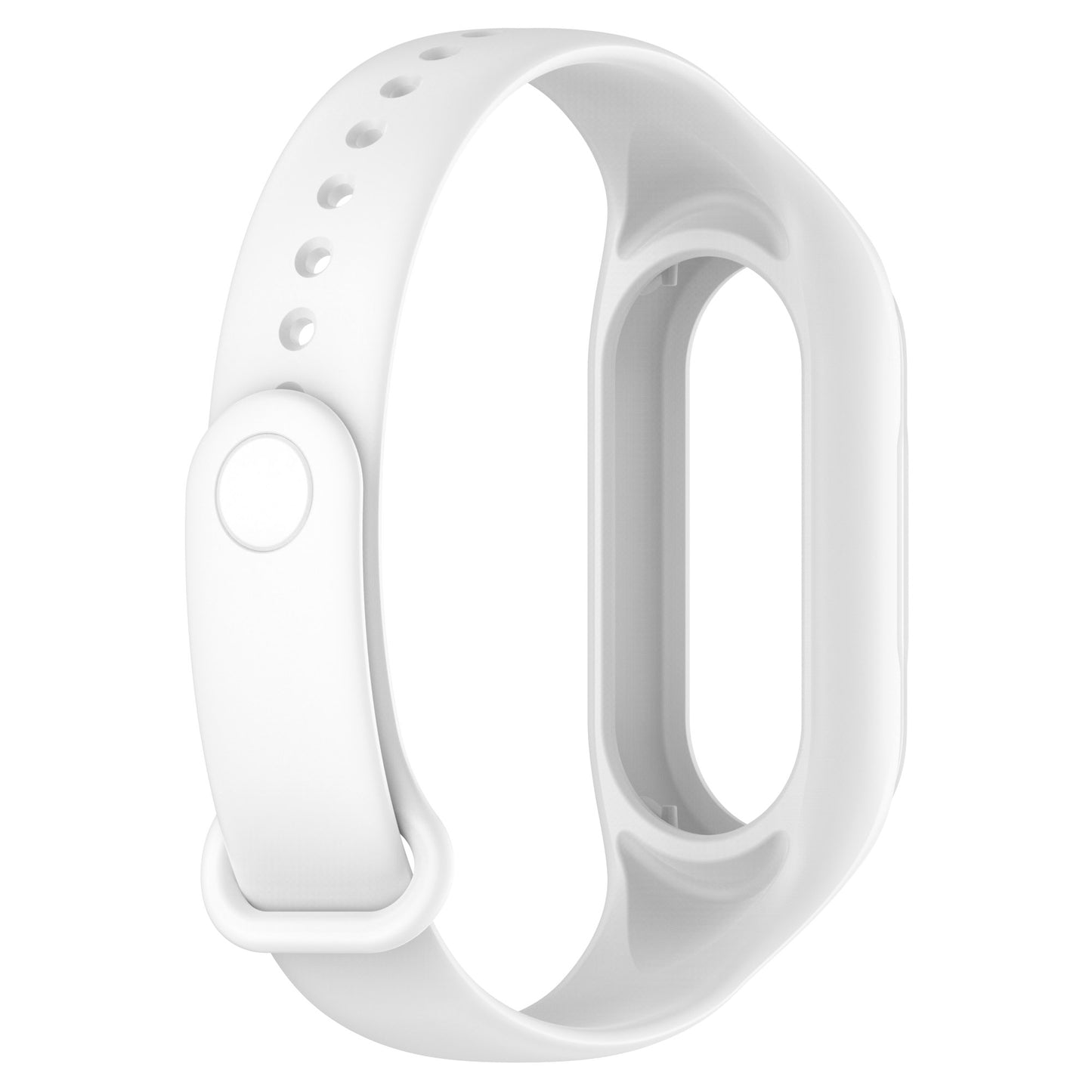 For Xiaomi Smart Band 8 Replacement Silicone Watch Strap Integrate Wrist Band with Case Cover