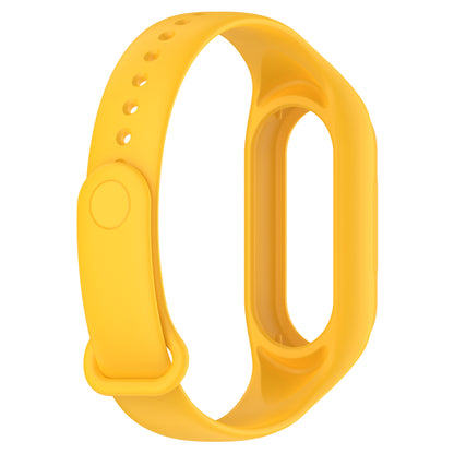 For Xiaomi Smart Band 8 Replacement Silicone Watch Strap Integrate Wrist Band with Case Cover