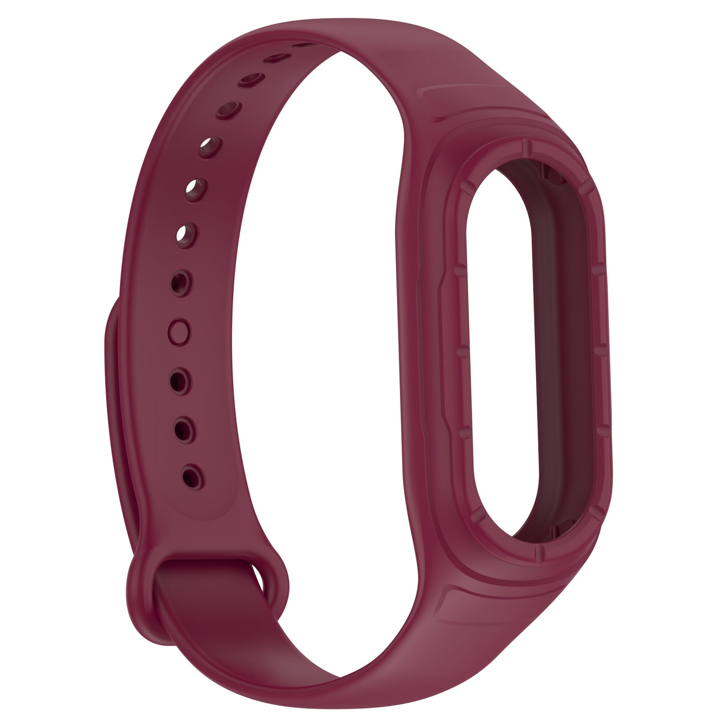 For Xiaomi Smart Band 8 Replacement Silicone Watch Strap Integrate Wrist Band with Case Cover