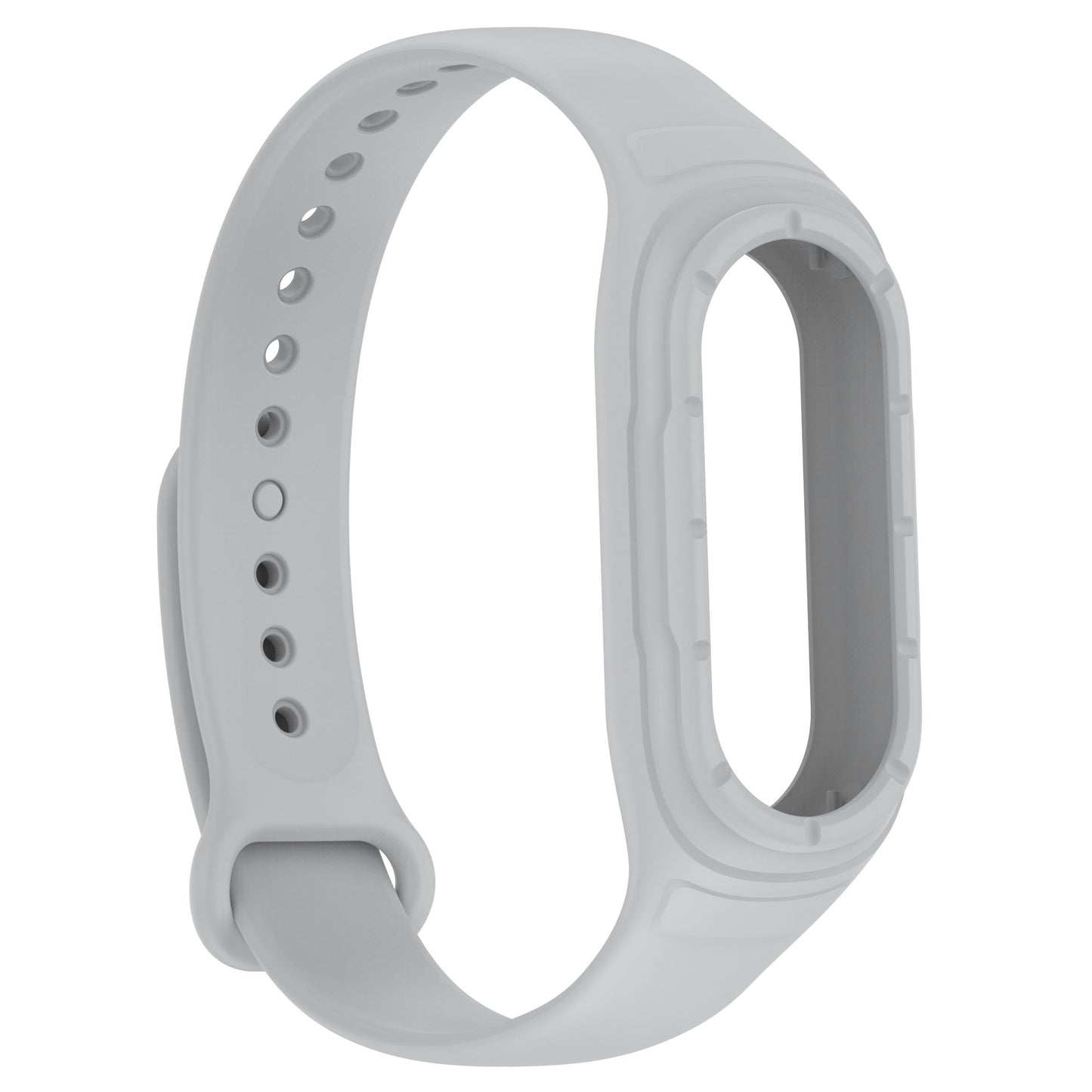 For Xiaomi Smart Band 8 Replacement Silicone Watch Strap Integrate Wrist Band with Case Cover