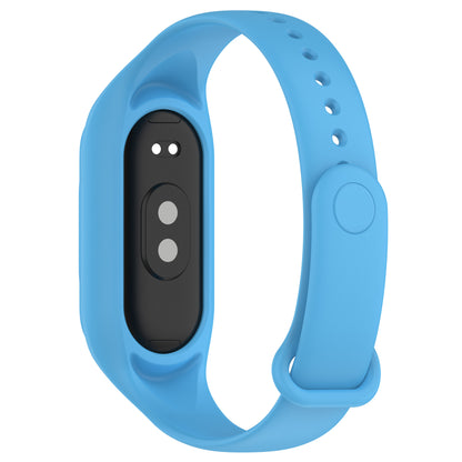 For Xiaomi Smart Band 8 Replacement Silicone Watch Strap Integrate Wrist Band with Case Cover