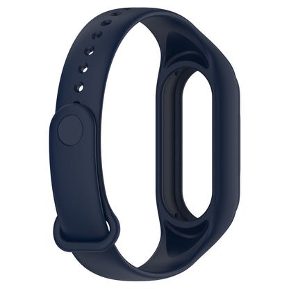 For Xiaomi Smart Band 8 Replacement Silicone Watch Strap Integrate Wrist Band with Case Cover