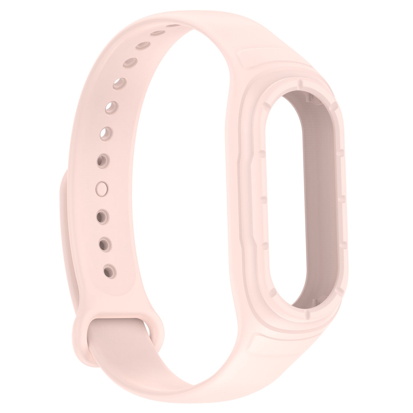 For Xiaomi Smart Band 8 Replacement Silicone Watch Strap Integrate Wrist Band with Case Cover