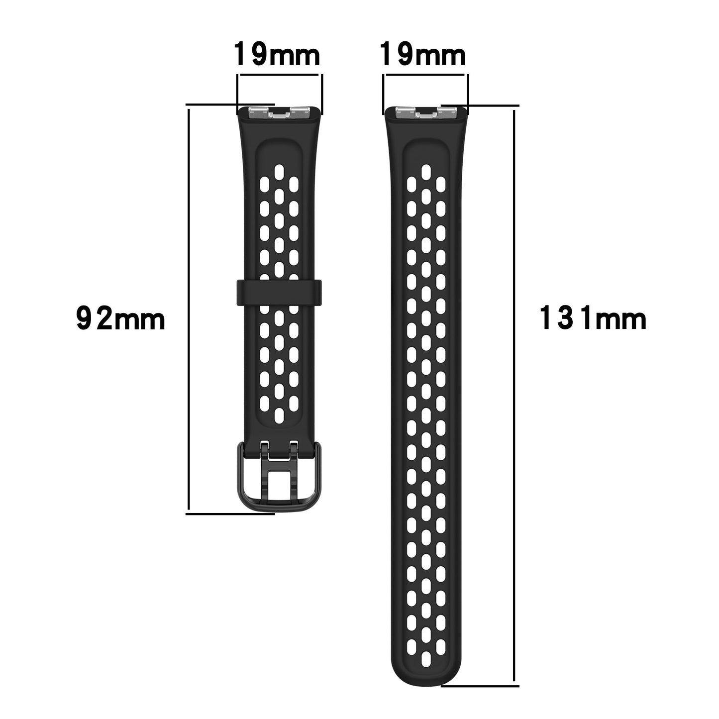 For Huawei Band 8 Watch Band Soft Silicone Breathable Strap Replacement