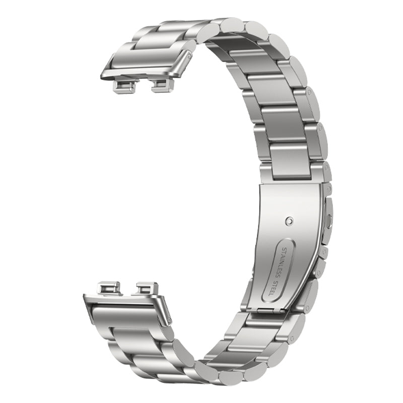 For Huawei Band 8 Watch Band Stainless Steel Metal Watch Strap