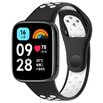 For Xiaomi Redmi Watch 3 Lite / Watch 3 Active Bicolor Watch Bands Silicone Quick Release Replacement Watch Strap