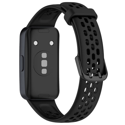 For Huawei Band 8 Breathable Silicone Smart Watch Strap Comfortable Wearing Wrist Band