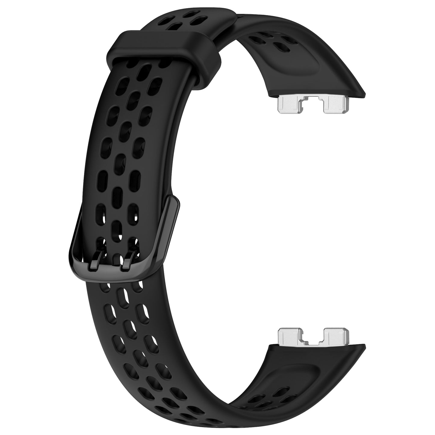 For Huawei Band 8 Breathable Silicone Smart Watch Strap Comfortable Wearing Wrist Band