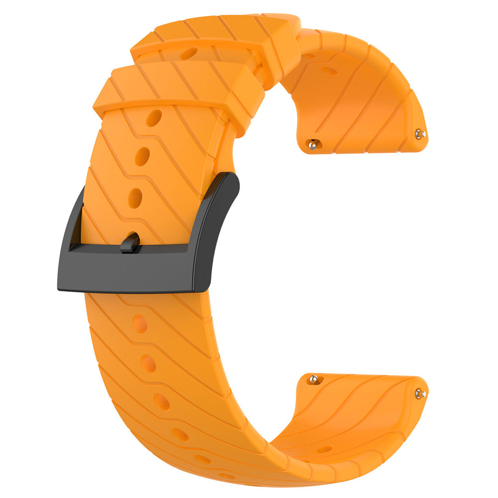 Twill Texture Silicone Band for Suunto Vertical / 9 Peak Pro / 5 Peak , 22mm Watch Straps Bracelet Wristband