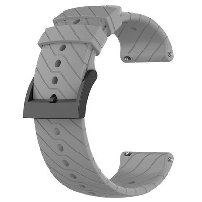 Twill Texture Silicone Band for Suunto Vertical / 9 Peak Pro / 5 Peak , 22mm Watch Straps Bracelet Wristband