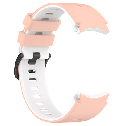 Watch Band for Samsung Galaxy Watch6 40mm 44mm / Watch6 Classic 43mm 47mm , Dual-color Silicone Wrist Strap