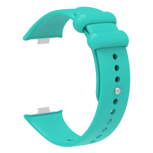 For Xiaomi Smart Band 8 Pro Solid Color Wrist Band Replacement Silicone Watch Strap