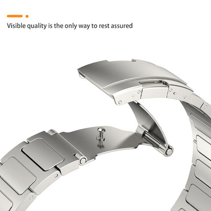 Titanium Alloy Wristband for Huawei Watch 4 / Watch 4 Pro , Tortoise Buckle 22mm Watch Strap Bracelet