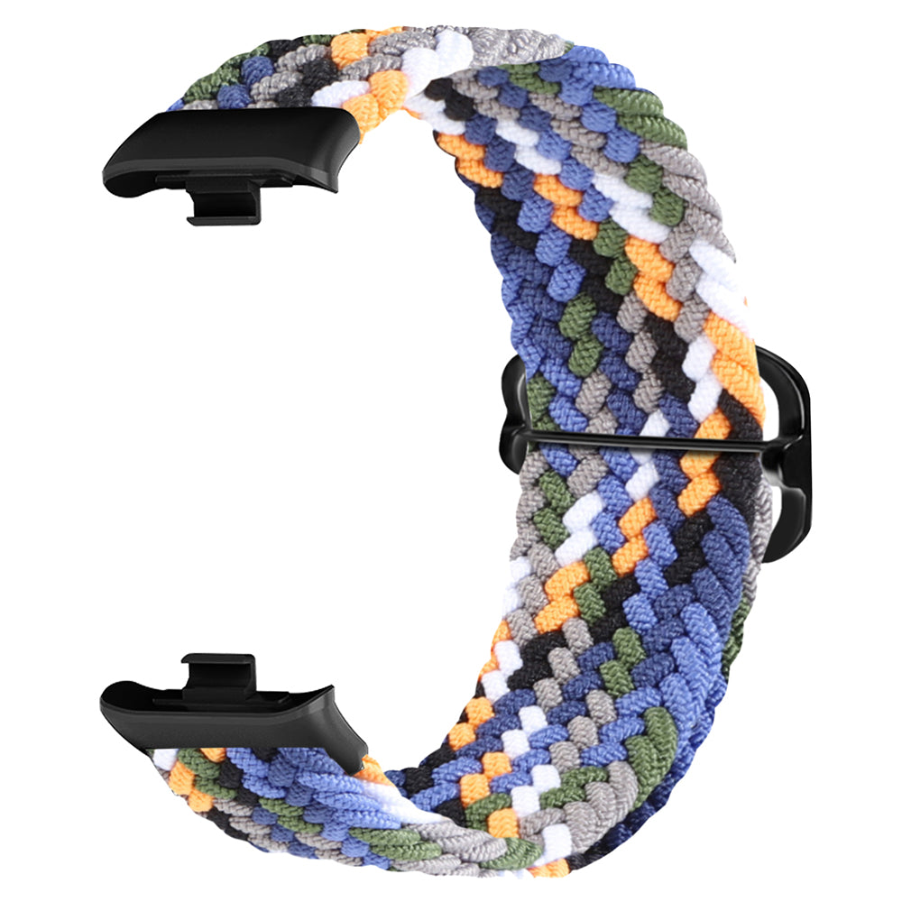 For Xiaomi Smart Band 8 Pro Nylon Watch Band Adjustable Woven Strap