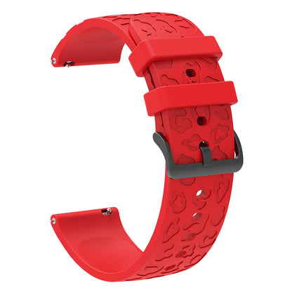 For Samsung Gear S2 Classic / GarminMove Style / Huawei Watch GT 2 42mm Silicone Strap 20mm Laser Carving Watchband