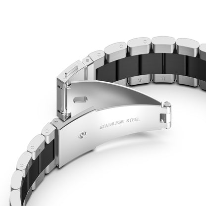 For Xiaomi Smart Band 8 Pro Watch Band Stainless Steel Watch Strap with Tool, Spring Bar