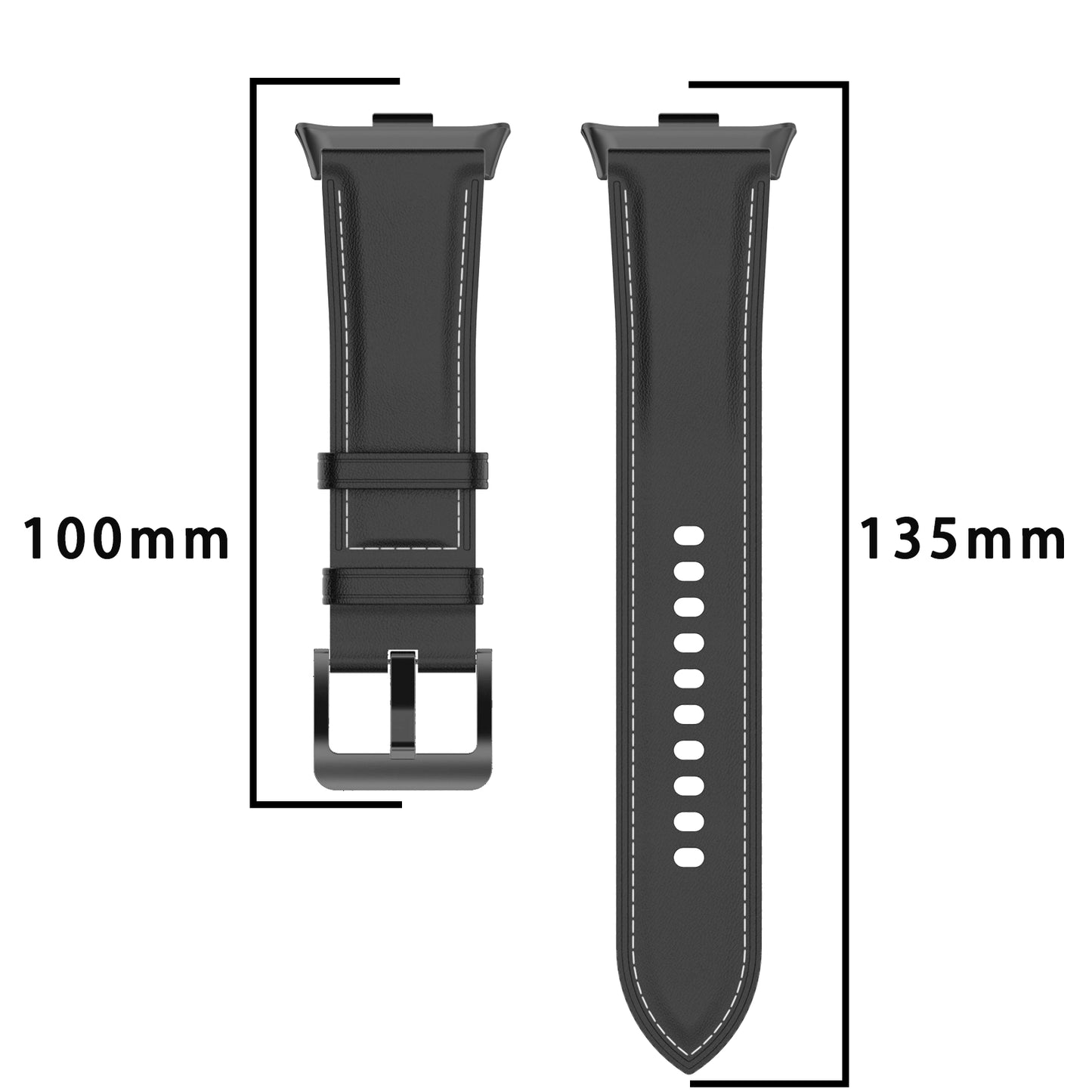 For Xiaomi Smart Band 8 Pro Watch Band Genuine Cowhide Leather Buckle Watch Strap