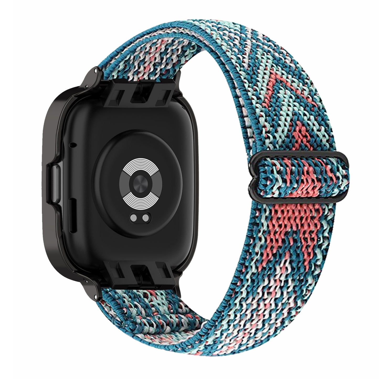 Nylon Braided Watch Strap for Xiaomi Redmi Watch 3 Quick Release Elastic Watchband with Case Cover